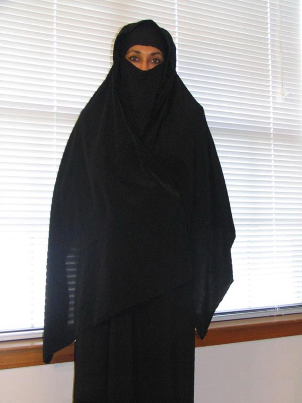 Nude burka Burqa very